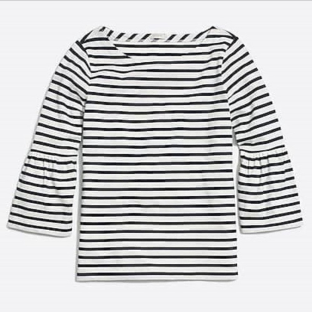 J.Crew Striped Bell Sleeve T-Shirt size XXL